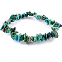 Chrysocolla Chip Bracelet AAA